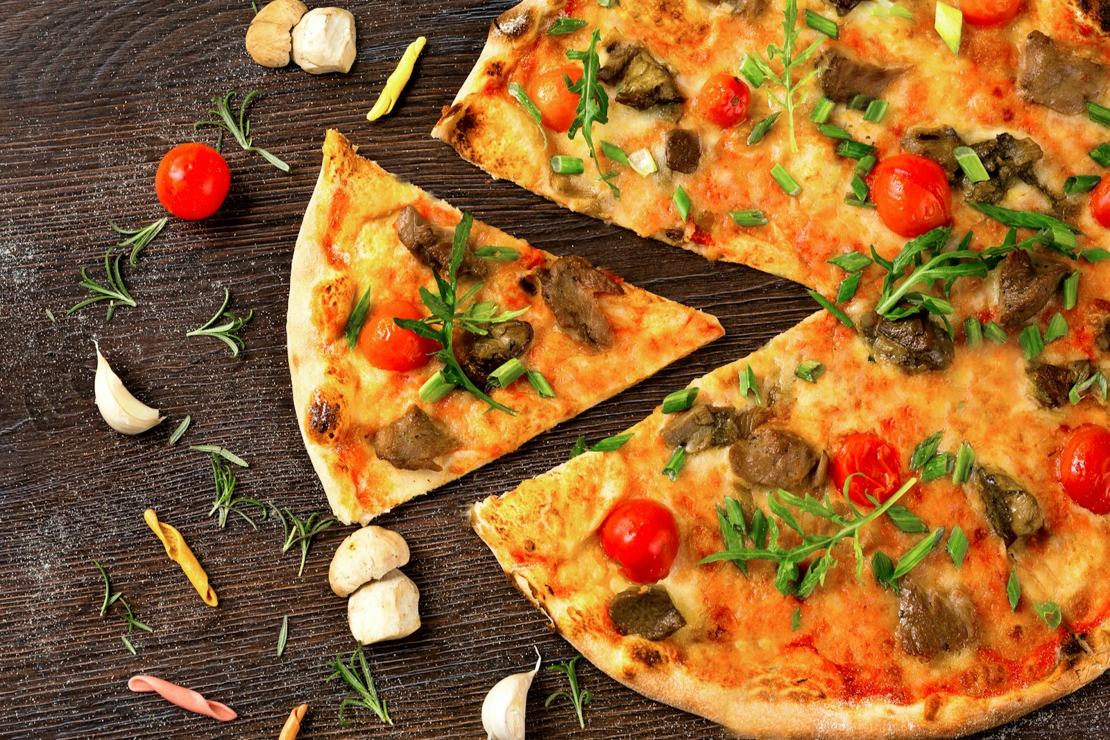 Pizza artesanal a la leña